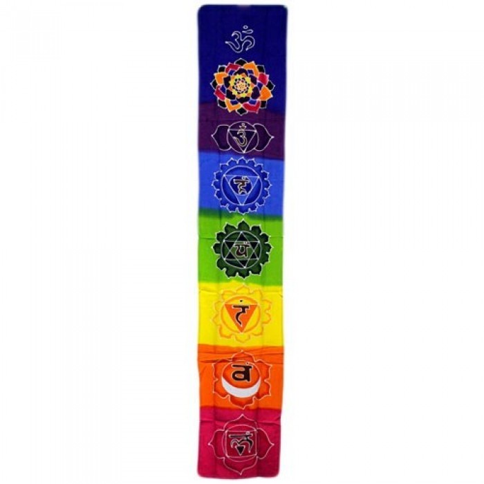 Chakra Banner Rainbow 183x35cm Διακοσμητικά πανιά